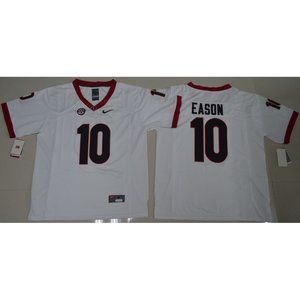 Georgia Bulldogs Jacob Eason White Jersey